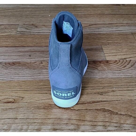 Sorel Out N About Gray Suede Waterproof Boots Sze 8.5 Womens Wedge Ankle Booties - Picture 11 of 15